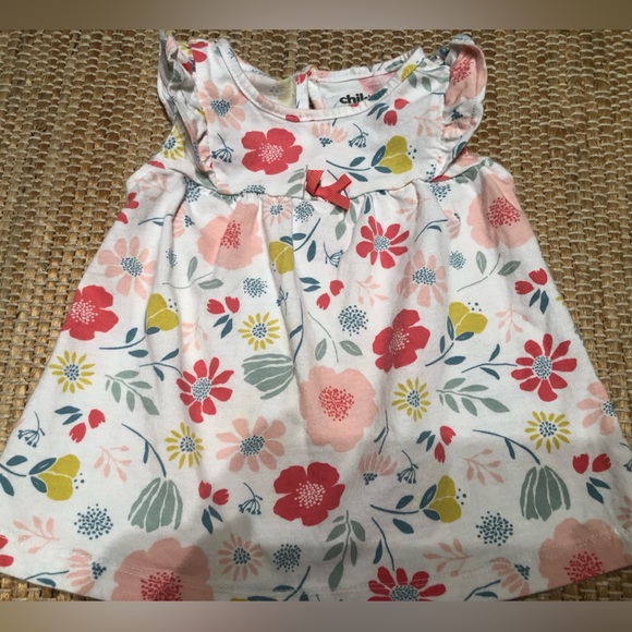 CHILD OF MINE by CARTER’S summer top sz 24 mos. Cotton floral tee shirt material - Picture 1 of 4